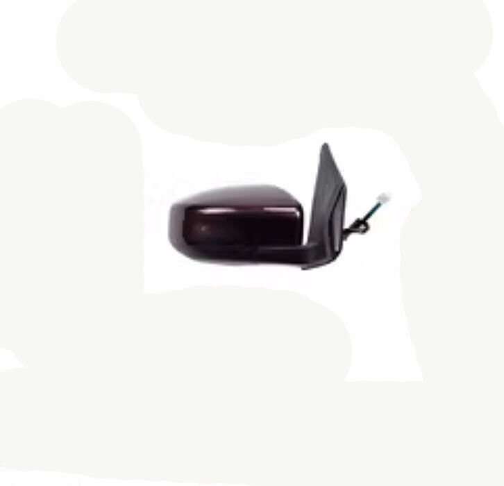Side View Mirror Assembly 3 Pins Brownish Red Right For 2016-2019 Nissan Tiida