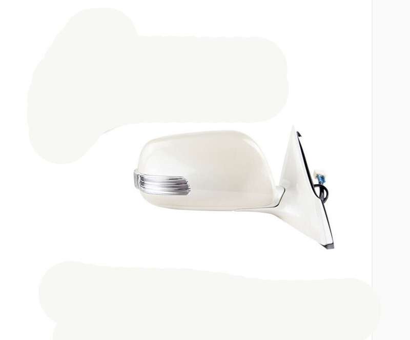 Side View Mirror Assembly 9 Pins White Right Side For 2006-2009 Toyota Mark X