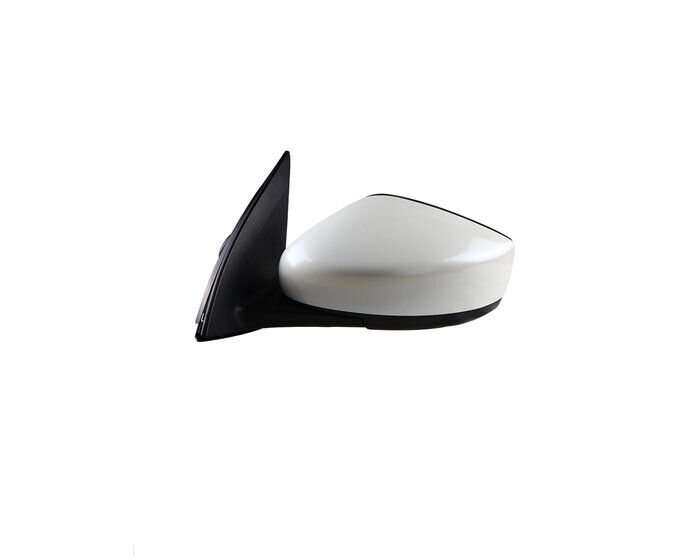 Side View Mirror Assembly 3 Pins White Left Side For 2015-2019 Nissan Sylphy