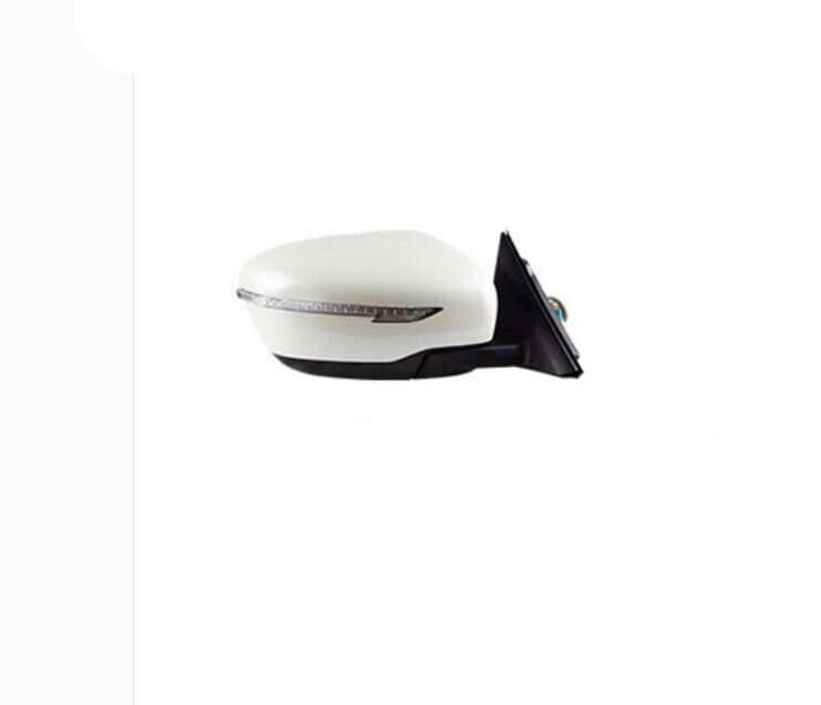 Side View Mirror Assembly 7 Pins White Right Side For 14-19 Nissan X-trail Rogue