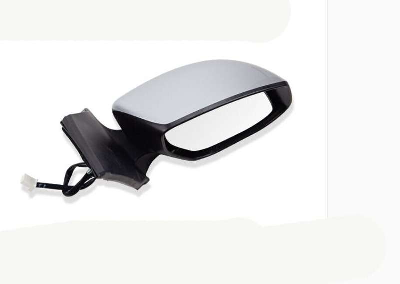 Side View Mirror Assembly 7 Pins Brownish Left Side For 2016-2019 Nissan Tiida