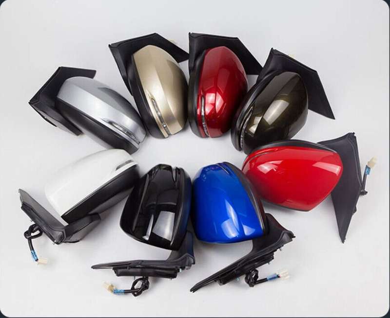 Side View Mirror Assembly 5 Pins Black Right Side New For 2015-2020 Honda City