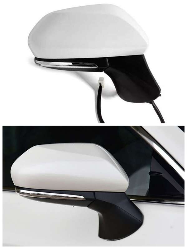 For 19-23 Toyota Avalon Sedan Side View Mirror Assembly 14 Pins White Right Side