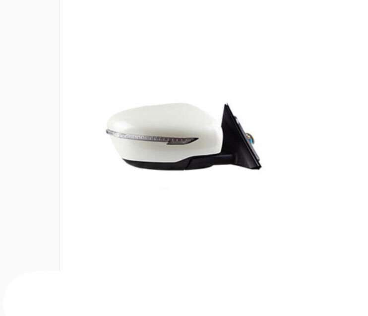 Side View Mirror Assembly 9 Pins White Right For 14-19 Nissan X-trail Rogue