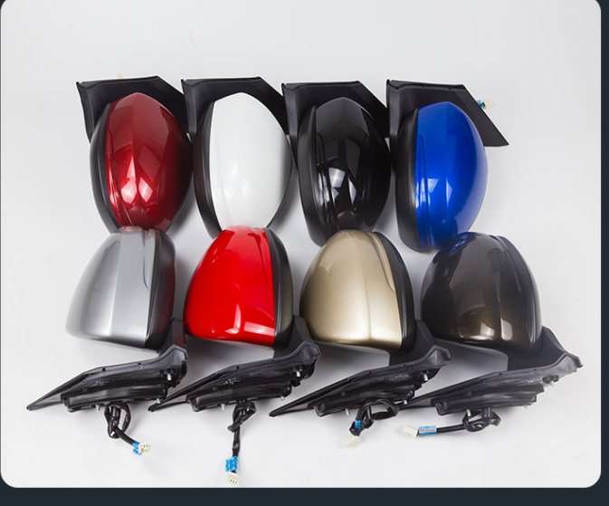 Side View Mirror Assembly 3 Pins Red Left Side New For 2015-2020 Honda City