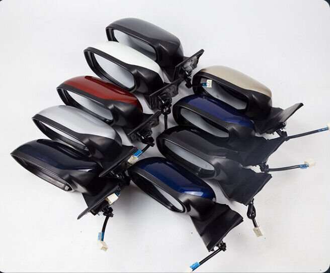 Side View Mirror Assembly 3 Pins Blue Left Side New For 2008-2014 Honda City