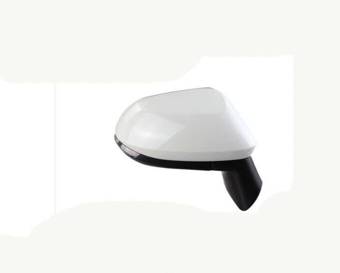 Side View Mirror Assembly 6 Pins White Right Side For 2019-2022 Toyota Corolla