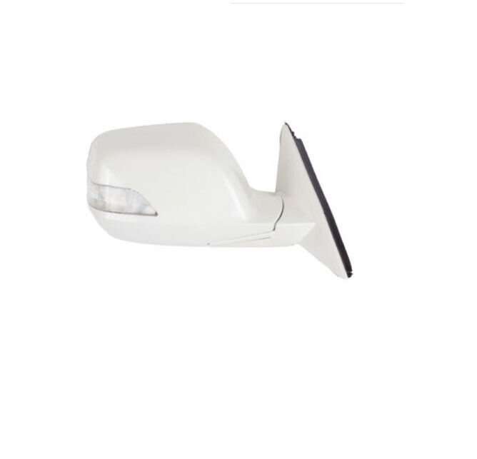 Side View Mirror Assembly 11 Pins White Right Side For 2011-2013 Honda Crosstour