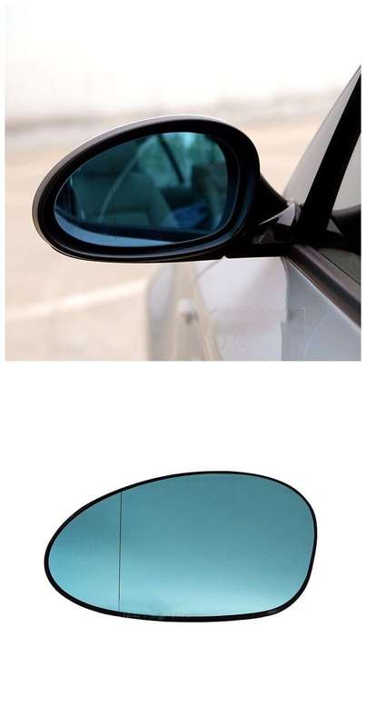 Side View Mirror Glass Heating Left For BMW 1 3 Series E81E82E87E88 Z4 Blue