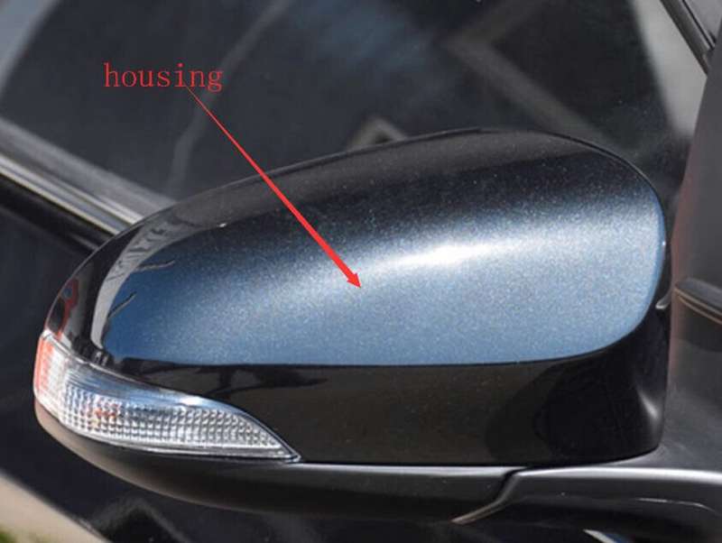 Black Side View Mirror Housing Right Part For 14-18 Toyota Corolla ZRE18 Sedan