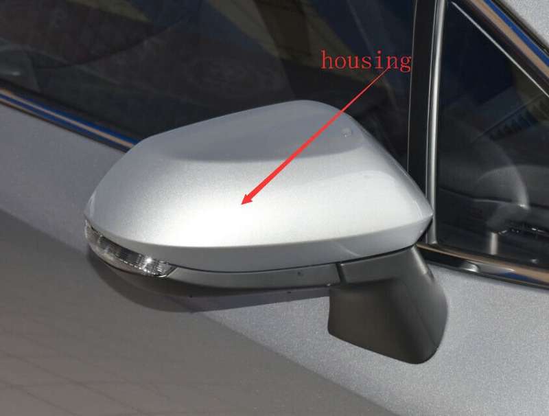 Silver Side View Mirror Housing Markdown Right For 21-23 Toyota Allion Sedan