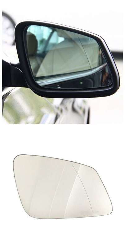 Side View Mirror Glass Heating Right 1PC For BMW 5 7 Series F02 F07 F10 F18 E60
