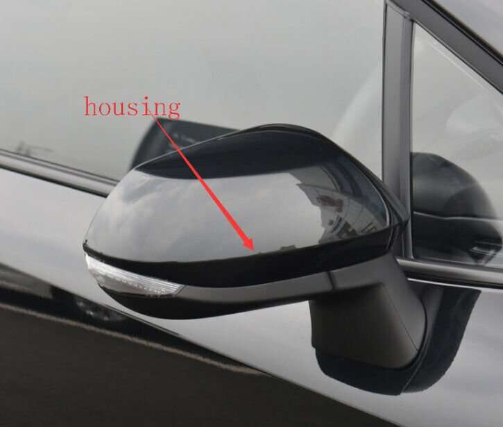 Black Side View Mirror Housing Markdown Right For 19-23 Toyota Corolla E21 Sedan