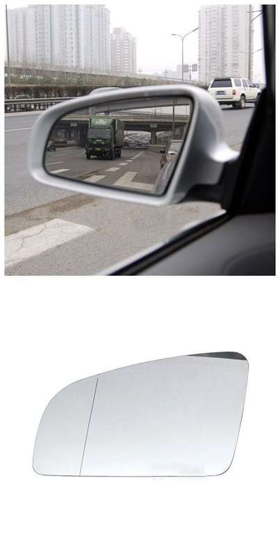 Side View Mirror Glass Heating Left For 2001-2008 Audi A4 A3 A6 S3 S4 S6 RS4