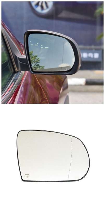 Side View Mirror Glass Heating Replacement Right For 2016-2021 Jeep Cherokee