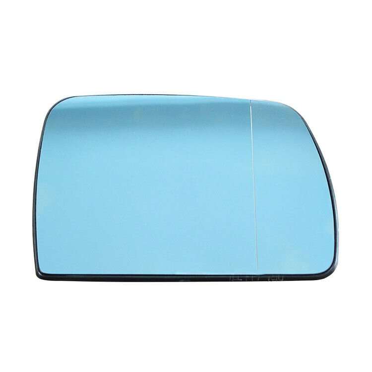 Blue Side View Mirror Glass Heating Right Part New 1PC For 1999-2006 BMW X5 E53