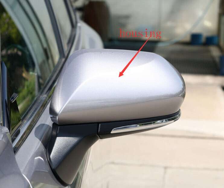 Silver Side View Mirror Housing Markdown Left For 2019-2023 Toyota Avalon Sedan