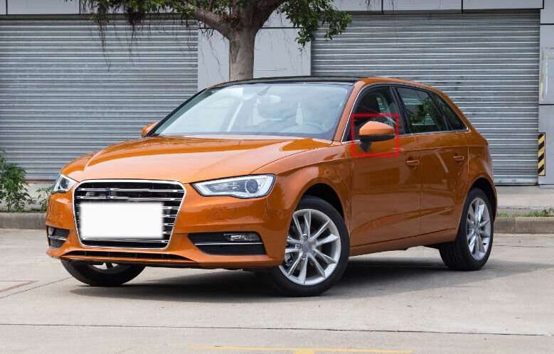For 2014-2016 Audi A3 8VA Side View Mirror Assembly 6 Pins Hot Sale Left Orange