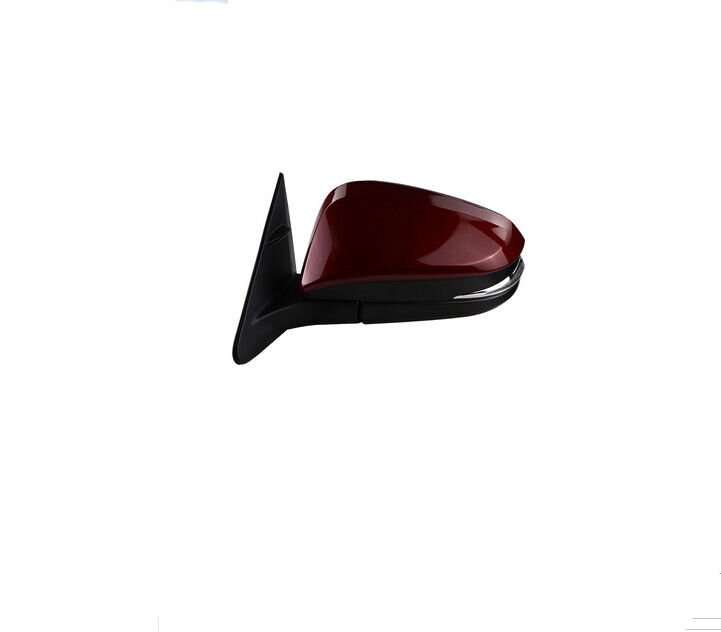Side View Mirror Assembly 5 Pins Red Left For 15-18 Toyota Highlander Kluger