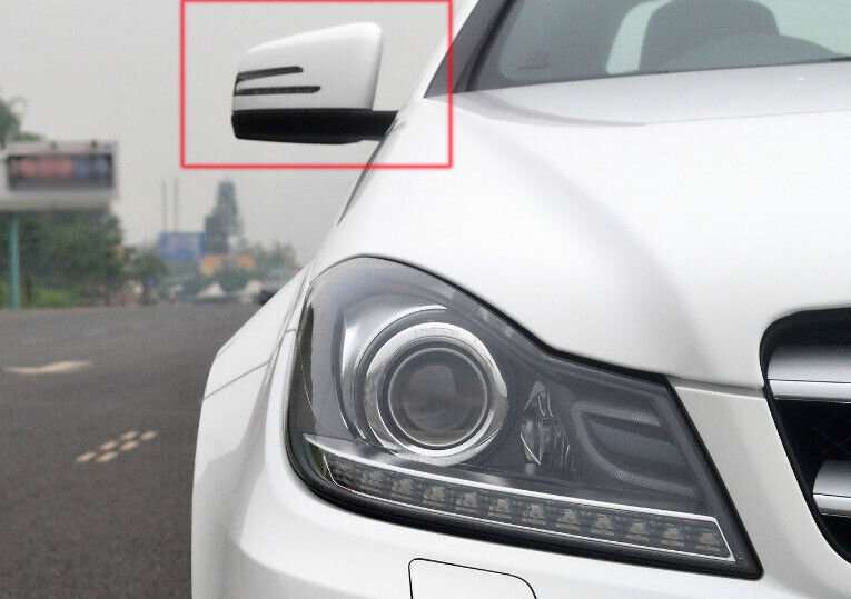 For 2007-2013 Mercedes-Benz C Class W204 Side View Mirror Assembly Right White