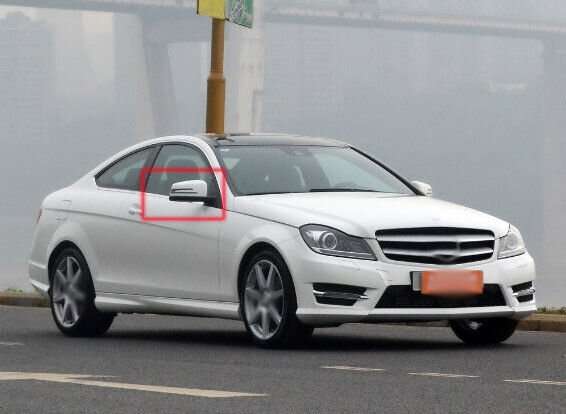 For 2007-2013 Mercedes-Benz C Class W204 Side View Mirror Assembly Right White
