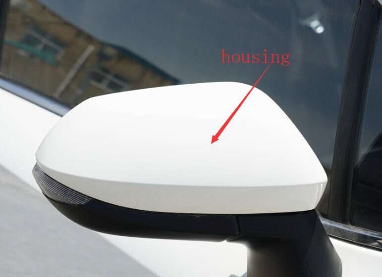 White Side View Mirror Housing Markdown Sale Right For 21-23 Toyota Allion Seda