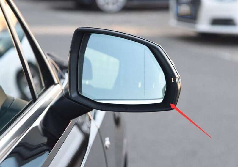 Right Black Front Side Mirror Housing Frame 1PC For 2017-2022 Audi Q5 Q7 SUV