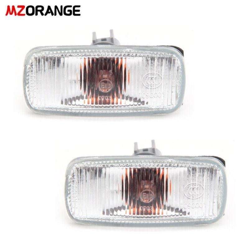 Pair Left Right Side Fender Lamp Marker Light W/Bulbs For Chrysler 300C