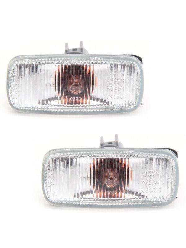 Pair Left Right Side Fender Lamp Marker Light W/Bulbs For Chrysler 300C