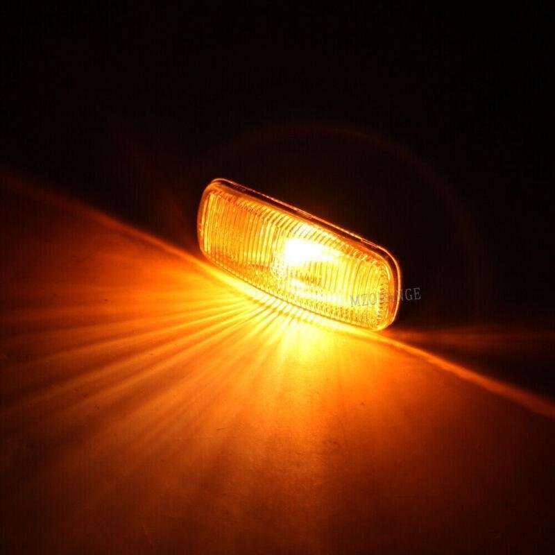 Pair Left Right Side Fender Lamp Marker Light W/Bulbs For Chrysler 300C
