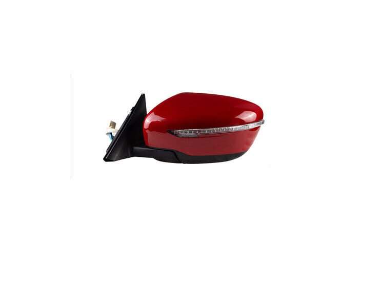 For 2014-2019 Nissan X-Trail Rogue Side View Mirror Assembly 9 Pins Red Left