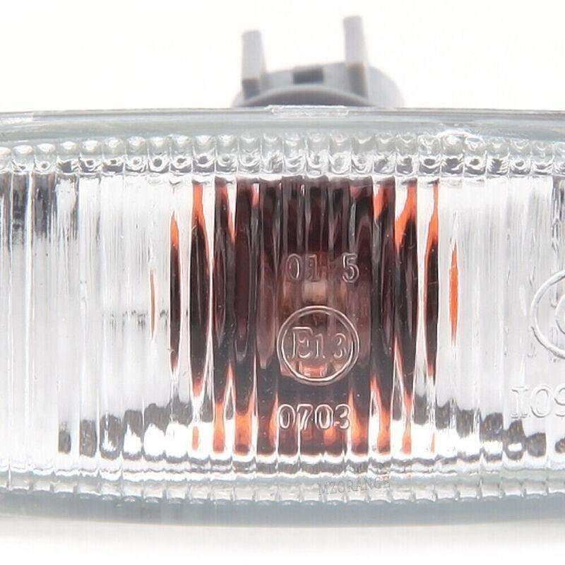 Pair Left Right Side Fender Lamp Marker Light W/Bulbs For Chrysler 300C