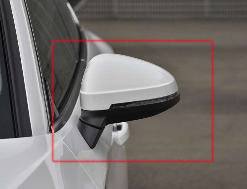 For 2017-2020 Audi A5 F5A Side View Mirror Assembly 8 Pins Brand New Left White