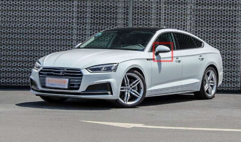 For 2017-2020 Audi A5 F5A Side View Mirror Assembly 7 Pins Hot Sale Left White