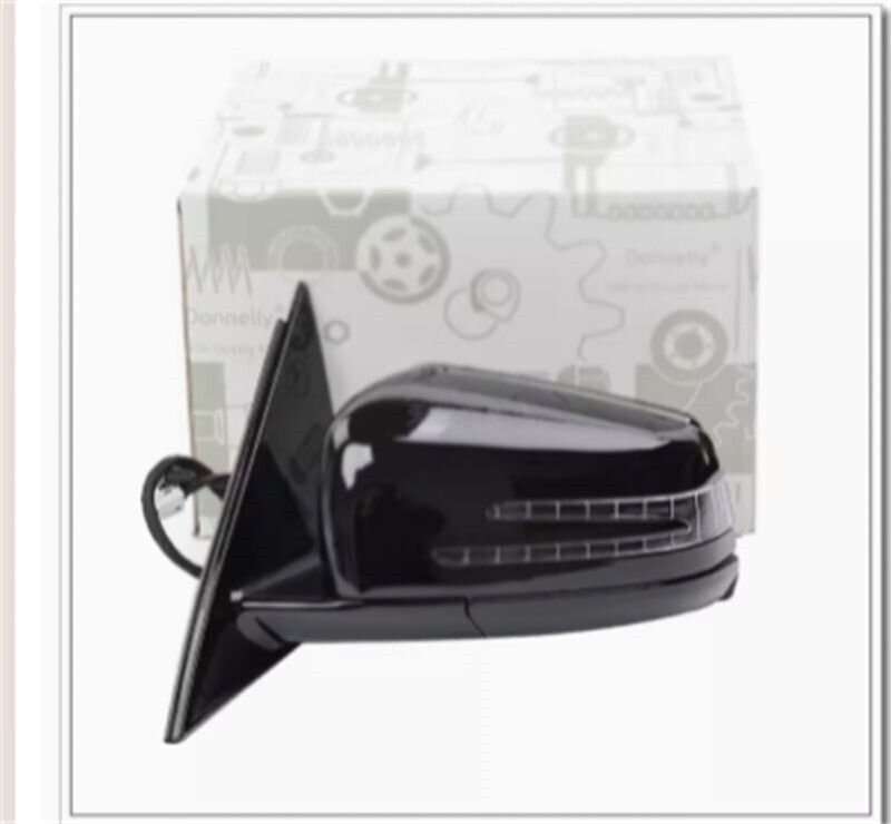 For 09-12 Benz E Class W212 Side View Mirror Assembly 15 Pins Black Part Left