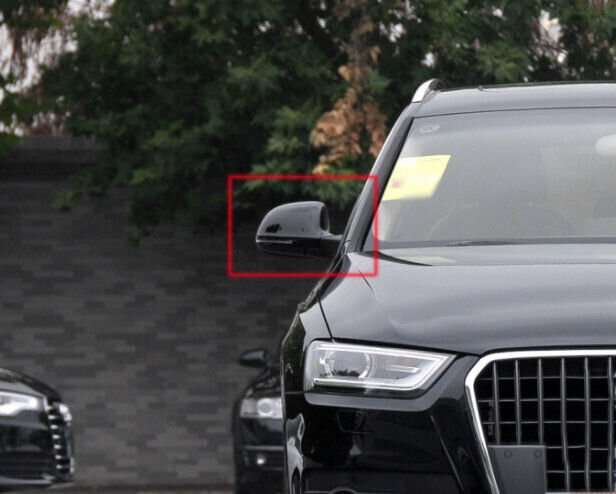 For 13-16 Audi Q3 84B Side View Mirror Assembly 8 Pins High Quality Right Black