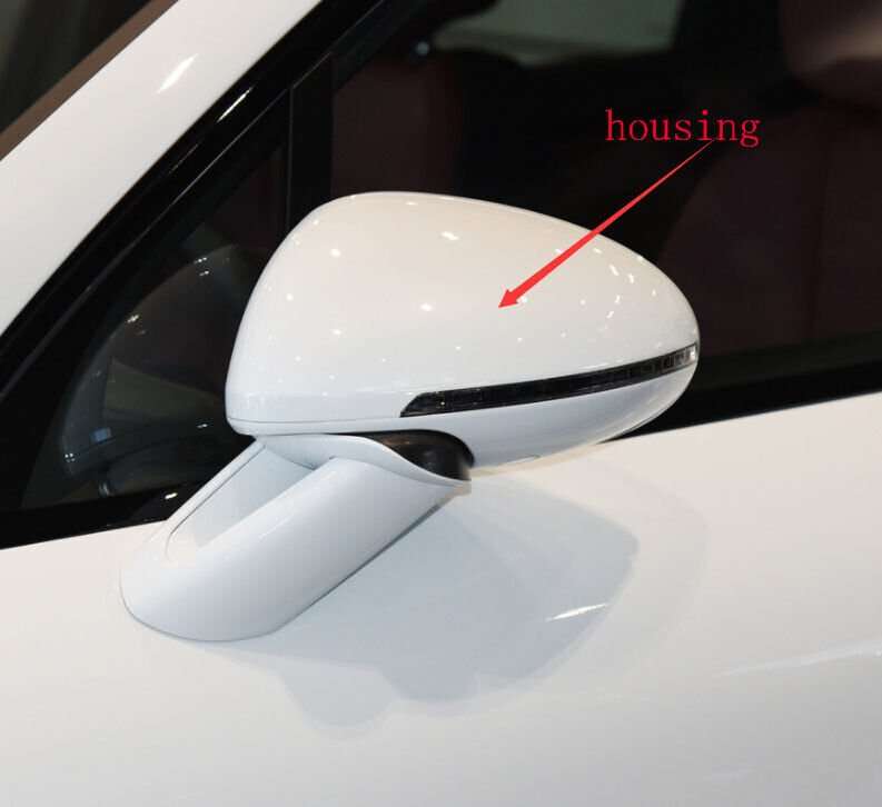 Side View Mirror Housing Markdown New White Left For 15-23 Porsche Macan 95B