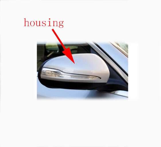 Side View Mirror Housing Pale Silver Right For 2016-2023 Benz GLC Class C253