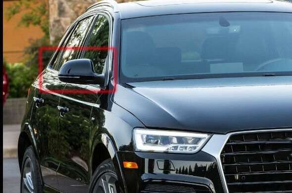 For 13-16 Audi Q3 84B Side View Mirror Assembly 10 Pins High Quality Right Black