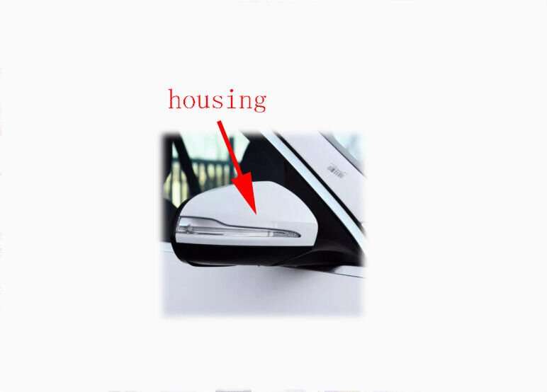 Side View Mirror Housing Markdown Sale White Right For 16-23 Benz GLC Class C253