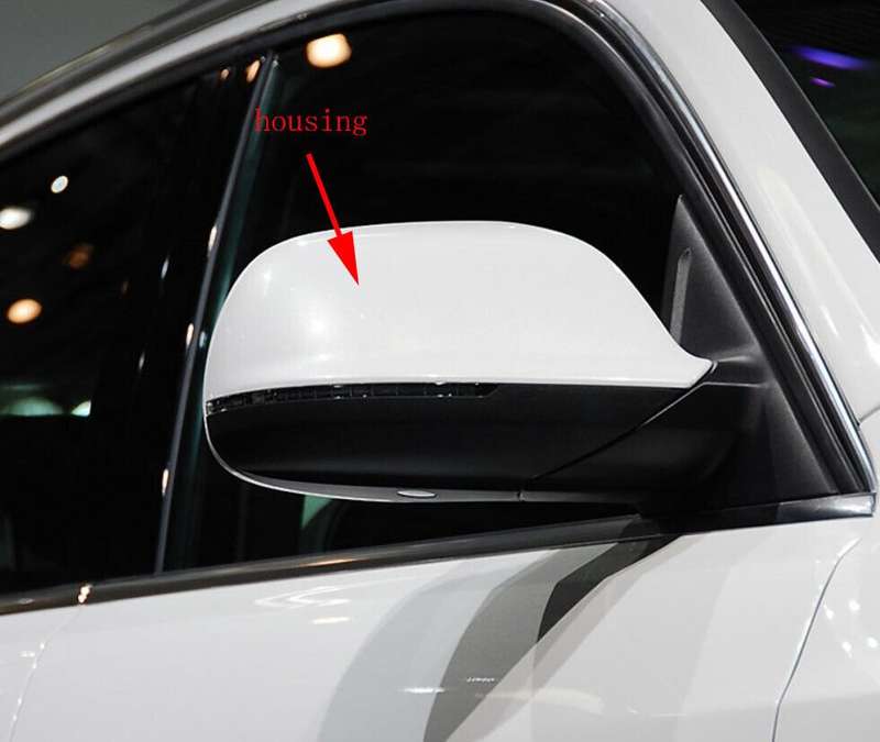 Side View Mirror Housing Without Light White Right For 2010-2016 Audi Q5 8RB