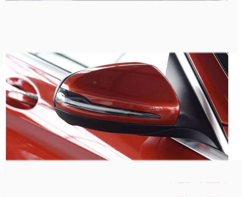 For 2015-2021 Benz C Class W205 Side View Mirror Assembly 9 Pins Part Right Red