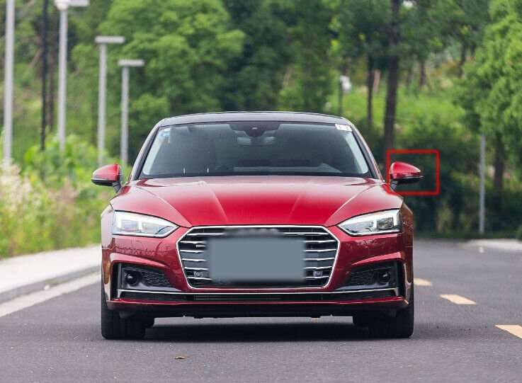 For 2017-2020 Audi A5 F5A Side View Mirror Assembly 7 Pins Hot Sale Left Red