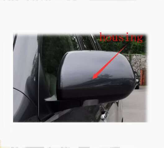Side View Mirror Housing Part Gray Left For 2009-2015 Toyota Highlander SU4 SUV