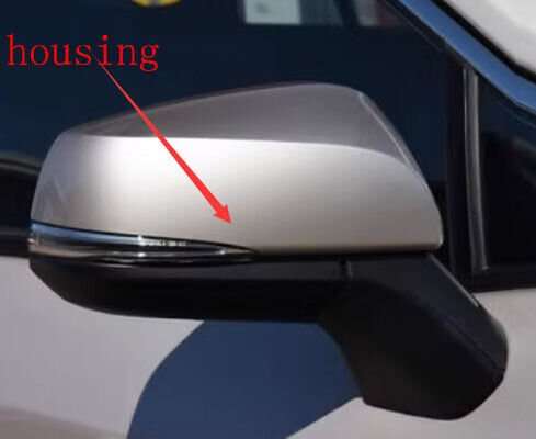 Side View Mirror Housing Part Silver Right For 22-23 Toyota Highlander UA7 SUV