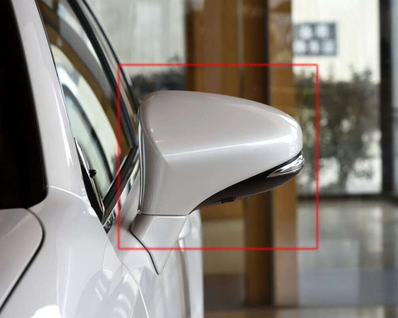 For 12-18 Lexus ES Side View Mirror Assembly 15 Pins With Anti-Glare Left White