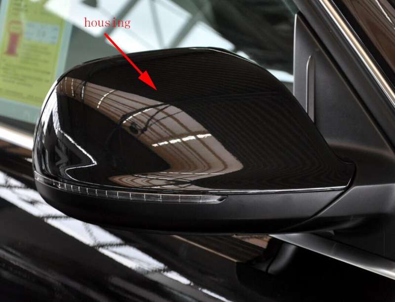 Side View Mirror Housing Without Light Right Black For 2010-2016 Audi Q5 8RB