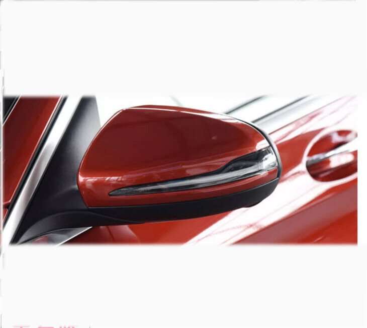 For 2015-2021 Benz C Class W205 Side View Mirror Assembly 9 Pins Part Left Red