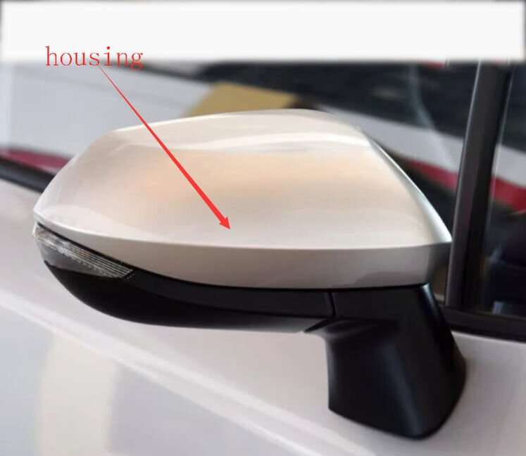 Silver Side View Mirror Housing Part Right For 19-23 Toyota Corolla E21 Sedan