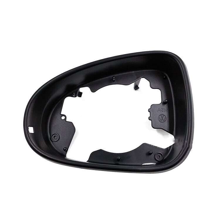 Left Black Front Side Mirror Housing Frame 1PC For 2011-2018 VW Touareg SUV
